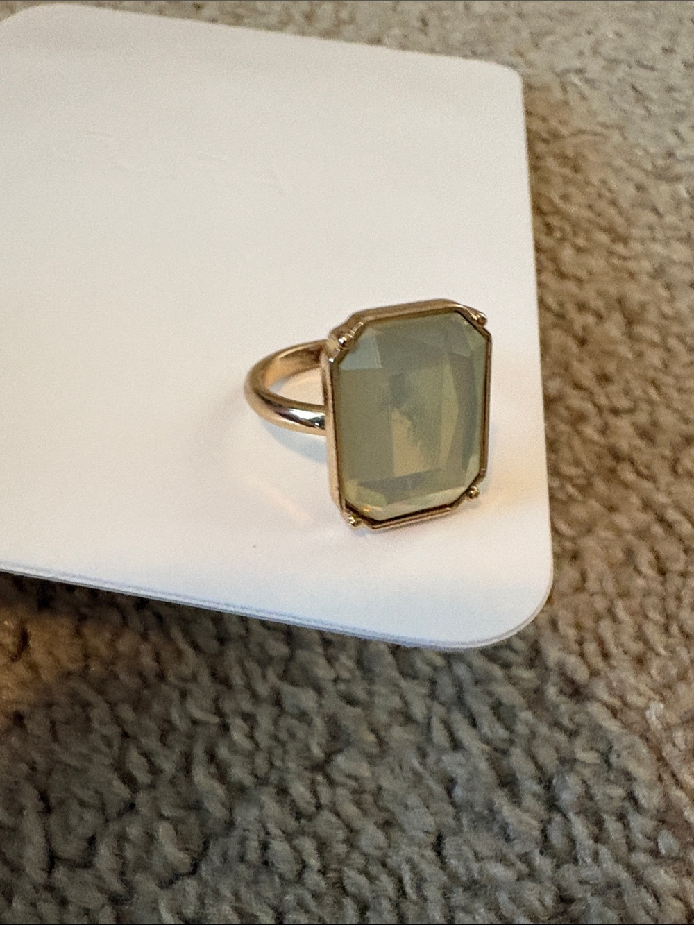 Rectangular Statement Ring